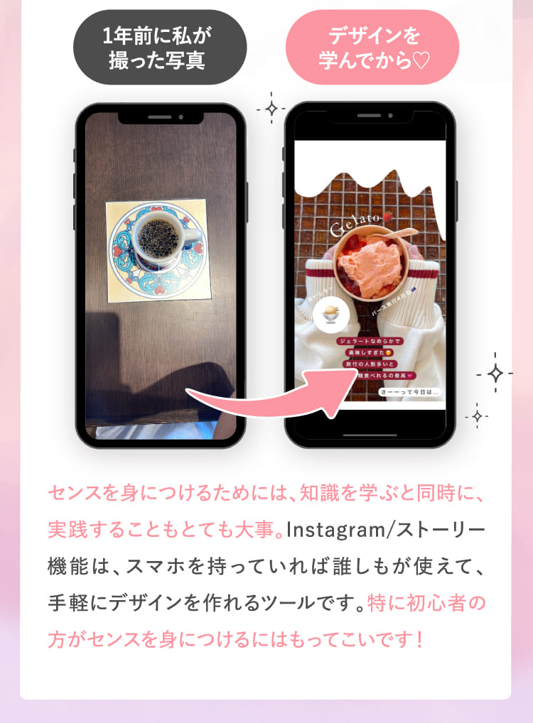 センスを身につけるためには、知識を学ぶと同時に、実践することもとても大事。...